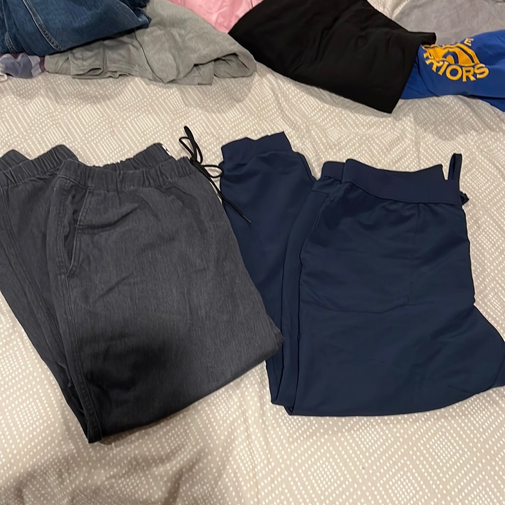 2 pairs mens joggers